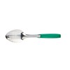 MasterClass Colour-Coded Catering-Quality Stainless Steel Slotted Spoon, 34 cm (13.5")