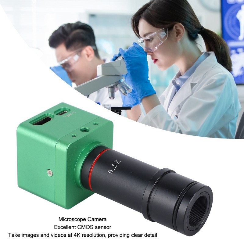 4K Microscope Camera HD Multimedia Interface 0.5X Digital Eyepiece Driver