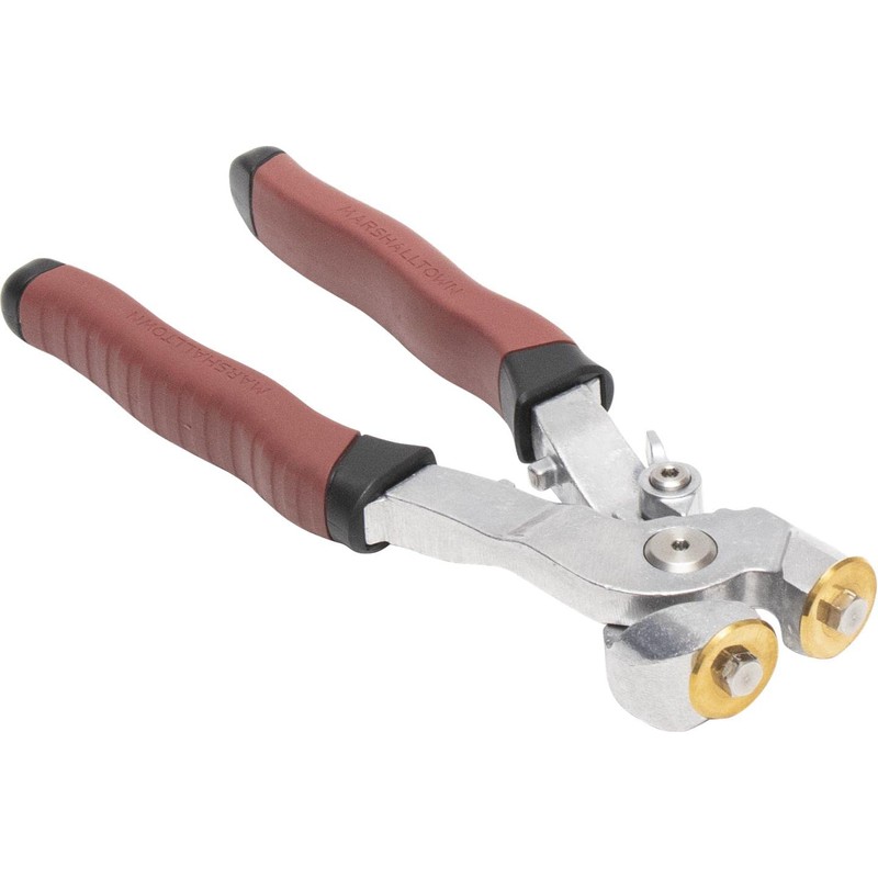 Marshalltown Wheeled Tile Nipper, Ceramic, Porcelain, Tungsten Carbide, DuraSoft Handle,