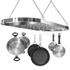 Sorbus® Pot and Pan Rack for Ceiling with Hooks —