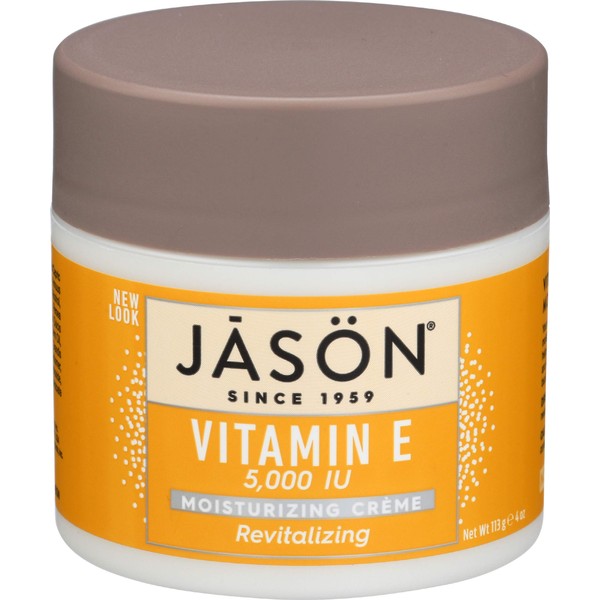 Jason Natural Cosmetics, Cream Moisture Vitamin E 5000 Iu Organic, 4 Ounce