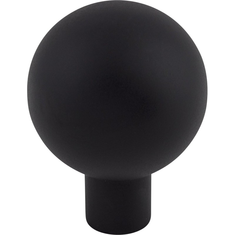 Barrington Brookline Round Knob Finish: Flat Black