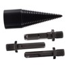 Mipcase 1 Set Firewood Drill Bit Wood Splitter Tool Set