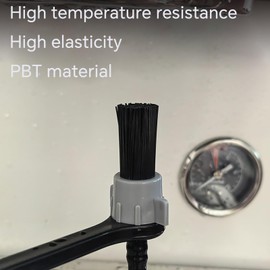 Coffee Machine Steam Brush, 36 Inch Silicone Hose Espresso Steam Wand Cleaning Tool with Spoon End for Barista Espresso Maintenance