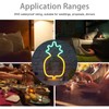 Tabletop Neon Sign Light Unique Shaped Night Lamp with Holder