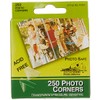 Pioneer PCR-1 Photo Corners Self Adhesive, Clear, 250-Pack,Multicolor
