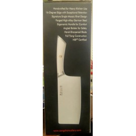 Cangshan Elbert Series 3-Piece HUA Cleaver Knife Block Set (White)