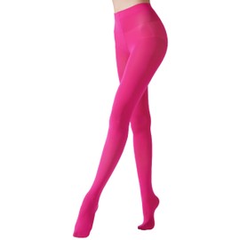 Miracroute Women's Color Pantyhose, Cute, Solid, Colorful, Pantyhose, Sexy Leggings, Tights, Fashion Spats, Pink
