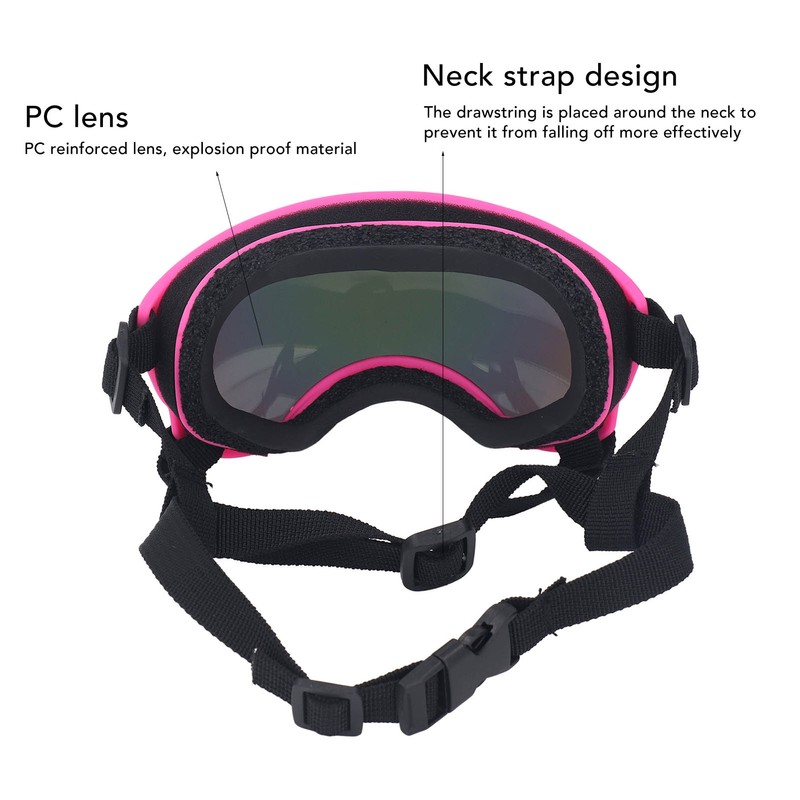 Dog Sunglasses UV Protection PC Windproof Comfortable Ventilate Pet Sunglasses