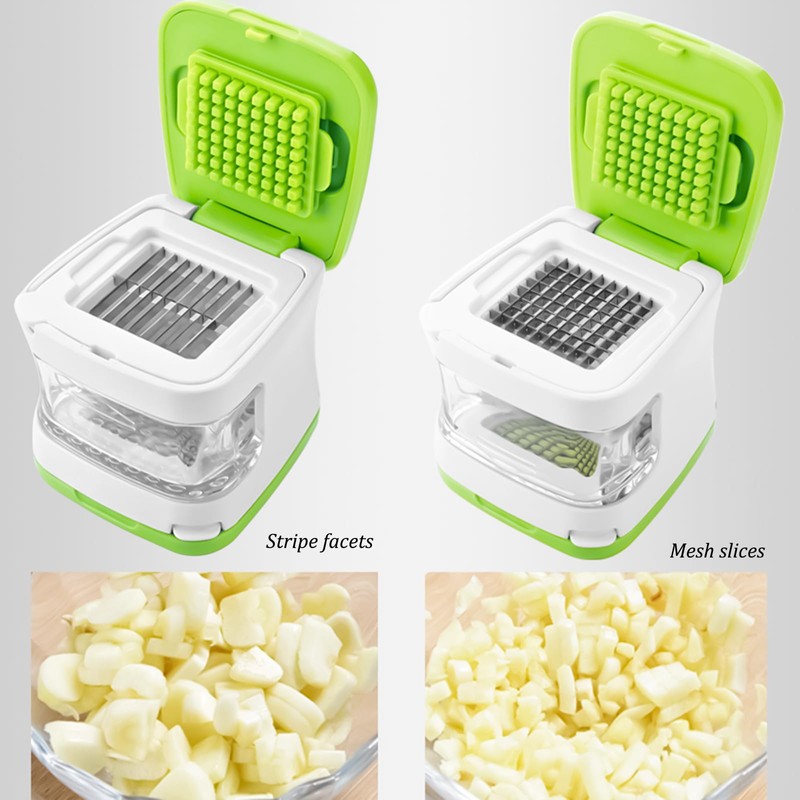 Garlic Press, Stainless Steel Garlic Press, Garlic Cutter, Comes with
