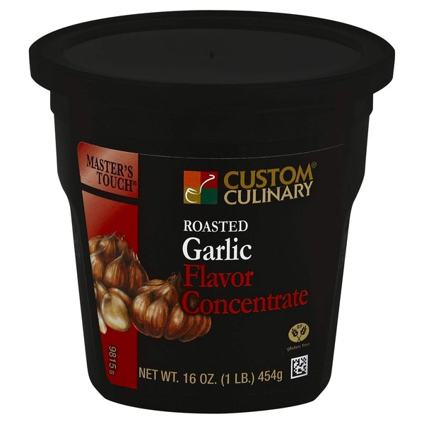 Custom Culinary Gold Label Roasted Garlic Base, 1 Pound -- 6 per case.