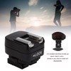 Goshyda Hot Shoe Adapter with Additional PC Sync Connector Hot