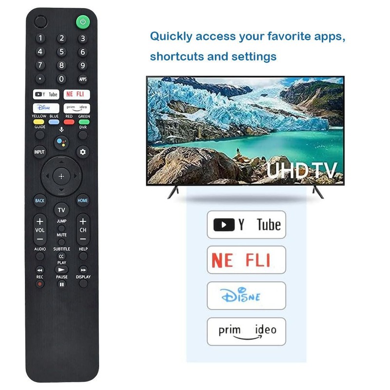 New RMF-TX520U MG3-TX520U Voice Remote Control for Sony Bravia TV