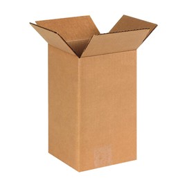 AVIDITI Long Boxes 6"L x 6"W x 10"H (25-Pack) Tall Corrugated Cardboard Box for Shipping, Packaging, Moving, Storage Box, Home or Business Strong Wholesale Bulk Boxes