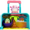 Squish-a-longs On-The-Go Luggage Playset (2) 1” Mini-Squish & 3 Accessories