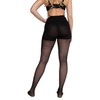 Ulla Popken Damen Bodyforming-strumpfhose Strumpfhose, Schwarz, 48-50 EU