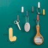 Ducige 24 Pack Adhesive Hooks Utility Wall Hooks Key Hooks
