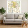 Globe Turner Phoenix, Arizona Wall Map, Large - 22.75" x