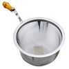 eve-mode 18-8 Stainless Steel Tea Strainer with Bamboo Handle, 70-50,