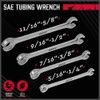 4-Piece Flare Nut Wrench Set - SAE Brake Line Wrench