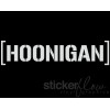 Stickerflow Hoonigan Banner Vinyl Decal Sticker - Black