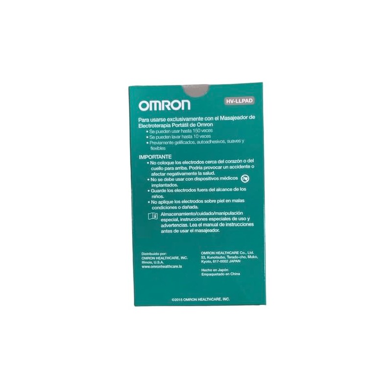 Long Life Pads Electrodos Larga Duración Repuestos Omron