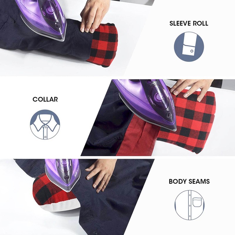 2pcs Tailor Ham Seam Roll Set Dressmaking Sleeve Roll Pressing