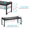 2 Pack Expandable Cabinet Countertop Shelves, Stackable Shelves Organizers For