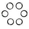 1/2" x28 Crush Washers (1/2“x28 Black-6PCS)
