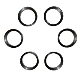1/2" x28 Crush Washers (1/2“x28 Black-6PCS)