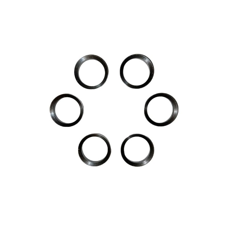 1/2" x28 Crush Washers (1/2“x28 Black-6PCS)