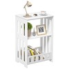 HAYOFAMY 3 Tier Side Table Night Stand, Narrow End Table