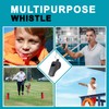 AMBITIONJUMP Whistle, 8 Pack Plastic Whistles for Coahes, Loud Crisp
