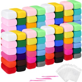 Poen 96 Pcs Air Dry Clay Kit with Sculpting Tool, 24 Colors DIY Modeling Magic Clay for Kids, Non-Sticky Soft and Light, Arts and Crafts Gift for Boys Girls Adults