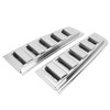 2PCS Car Tail Light Trim Frame Electroplating Bright Glossy Rust