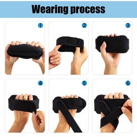 LJHYSD Palm Protector for Hand Contracture Palm Grip Finger Contracture Cushion for Arthritis, Skin Breakdown, Stroke Patient Rehab Hand Exercisers Contracture Prevention Pad