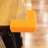 4-Piece Rubber Corner Safety Guards Dark Brown Corner Protector 2ea