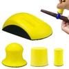 4Pcs Hook and Loop Hand Sanding Pad Block,Hand Sanding Pad