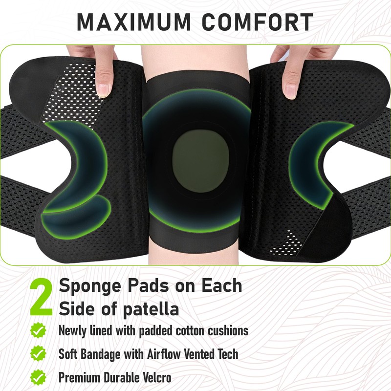 Yochaqute Knee Brace for Meniscus Tear: Compression Knee Support with