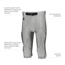 Russell Athletic Mens Deluxe Game Football Pant - Performance & Durability with Secure Pad System for Top-Tier Play RC