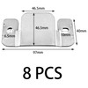 8 PCS Heavy Duty Metal Sofa Connector Clips,Interlocking Funiture Connectors