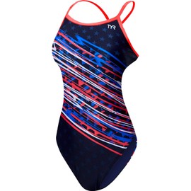 TYR DVICT7Y63624 Victorious Dmndfit Badeanzug Rd/White/Blu 24