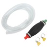 16mm/0.63in Siphon Hand Pump with 2m/6.6ft Hose Gasoline Fuel Water