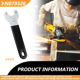 N079326 Angle Grinder Wrench with Rubber Boot, Compatible with Dewalt Angle Grinders, for Models D28112, D28114, D28402, D28402B, D28402K, D28402N
