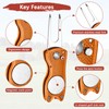 TIXIPEM Golf Divot Repair Tool- Switch Foldable Divot Tool Rack