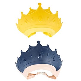 2 Piezas Gorro de Ducha para Niños, Gorro de Lavado de Pelo para Niños, Gorro de Baño para Bebe, Gorro de Ducha de Silicona Suave con Protección para 