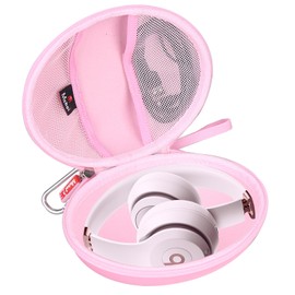 Mchoi Headphone Case Fits for Beats Studio Pro/Solo 4 / Solo 3 / Studio 3 / for TOZO HA1/ for TOZO HT2 On-Ear Bluetooth Headphones, Case Only, Pink