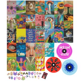 97 Decor Weirdcore Room Decor - Weirdcore Aesthetic Poster, Weirdcore Accessories, Cute Weird Core Stuff Wall Bedroom, Trippy Posters for Room Aesthetic, Weird Psychedelic Room Decor (4x6)