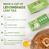 LeafLea Lemongrass Tea Bags, 40 Count, 100% Natural Lemongrass Leaves,