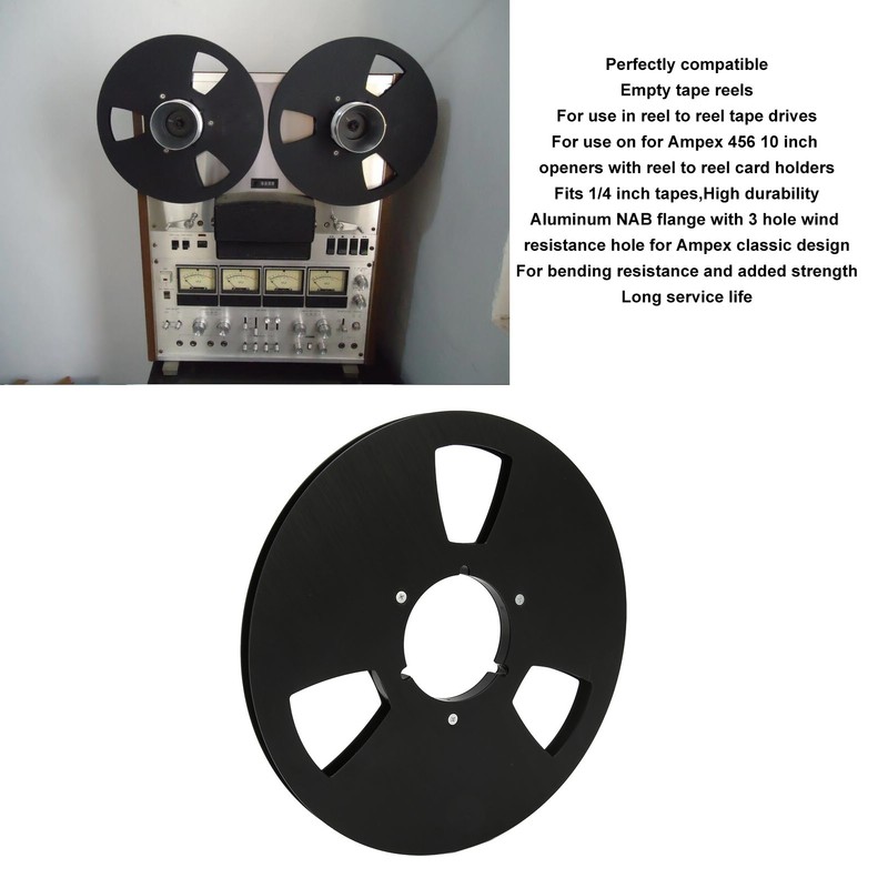 Empty Tape Reel Replacement 10 Inch Open Reel Takeup Reel